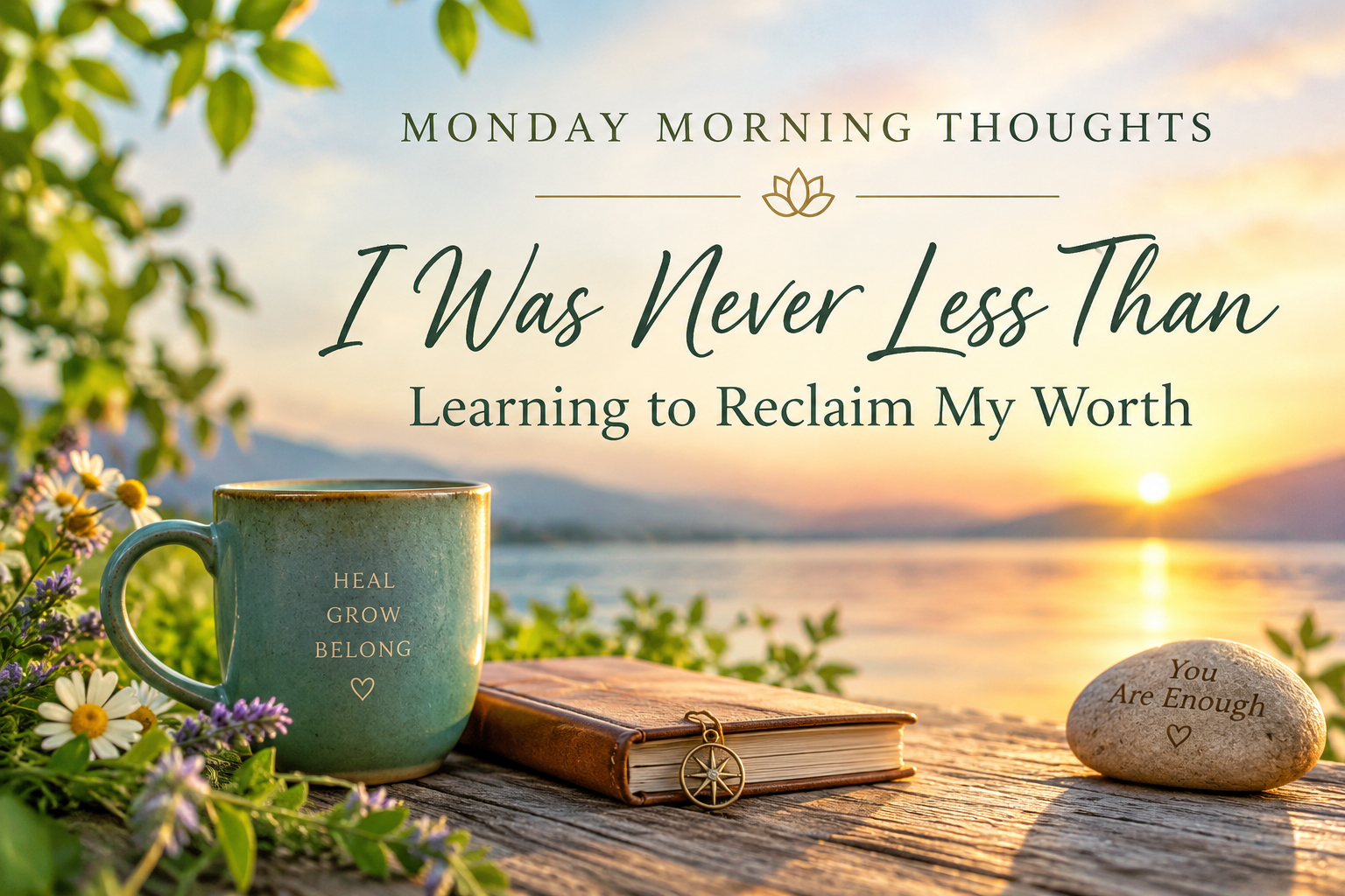 Monday Morning Thoughts: I Was Never Less Than-Learning to Reclaim My Worth