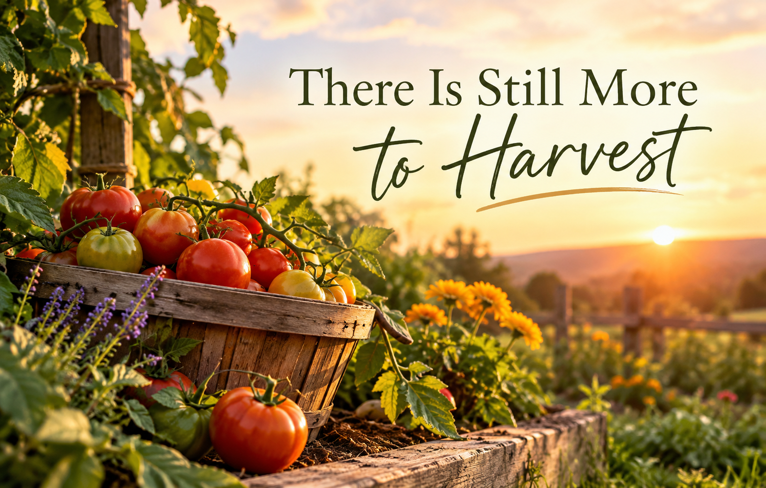 There Is Still More to Harvest
